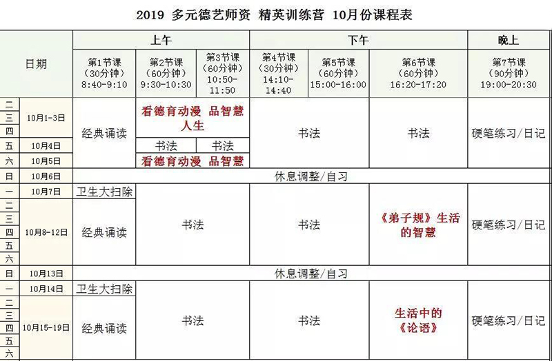 多元德艺师资精英训练营